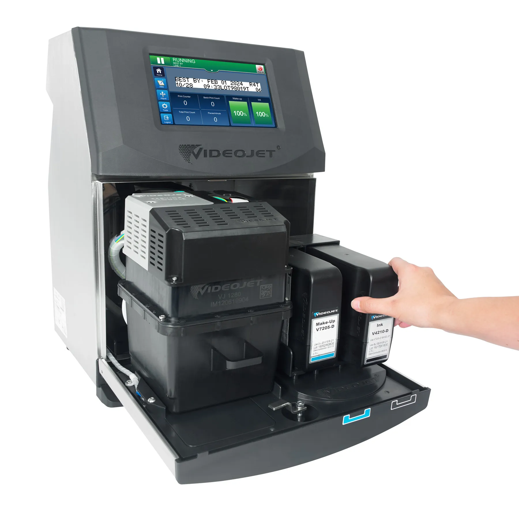 1280 replace ink hand