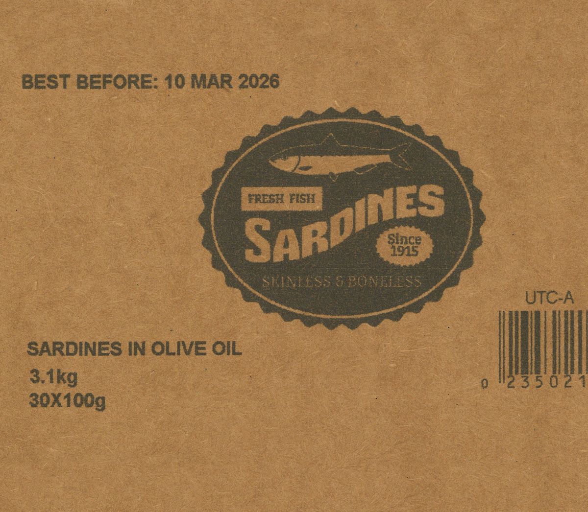 lcm-2380 corrugate sardines