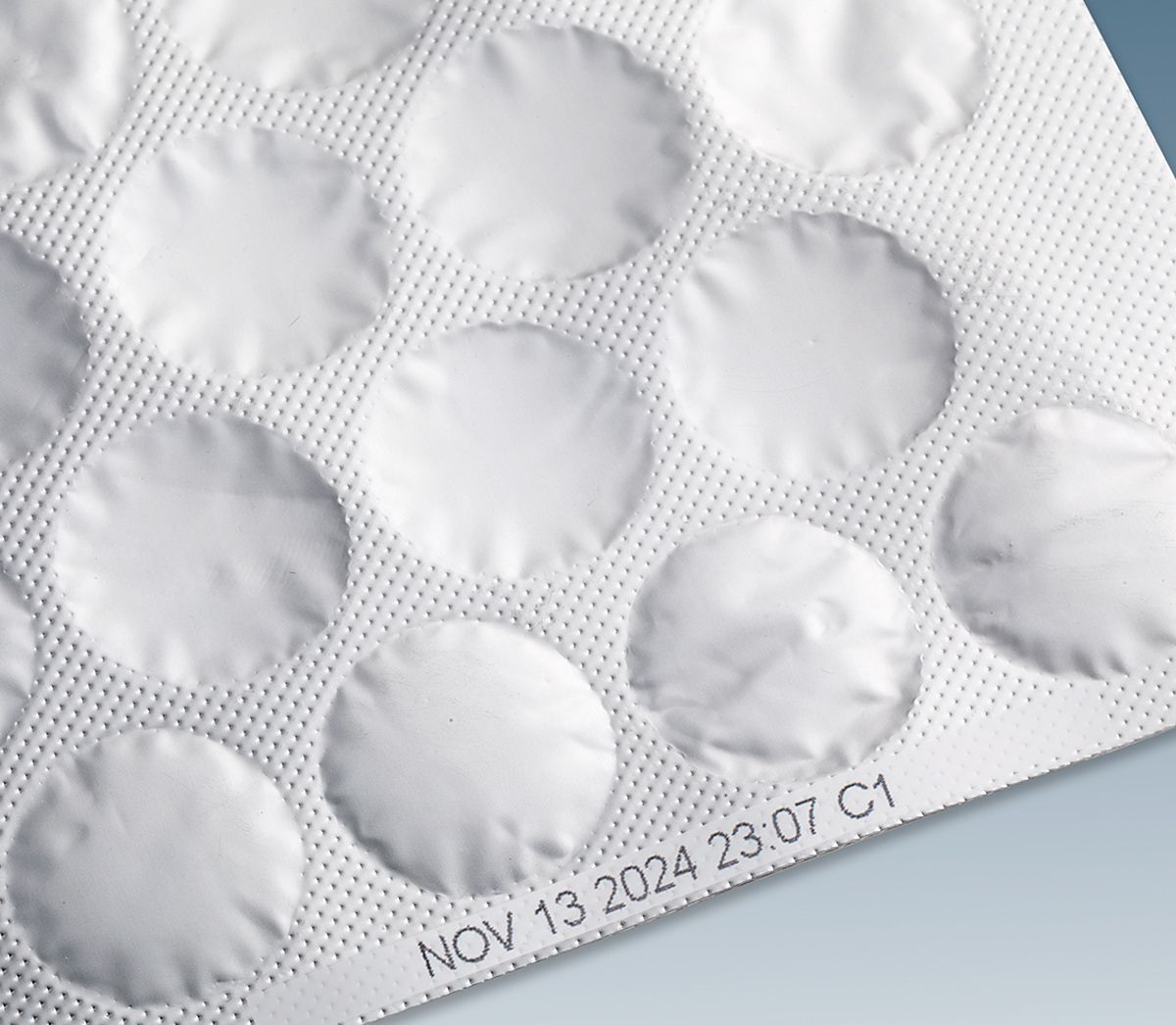 tij alpha numeric foil pack pharma