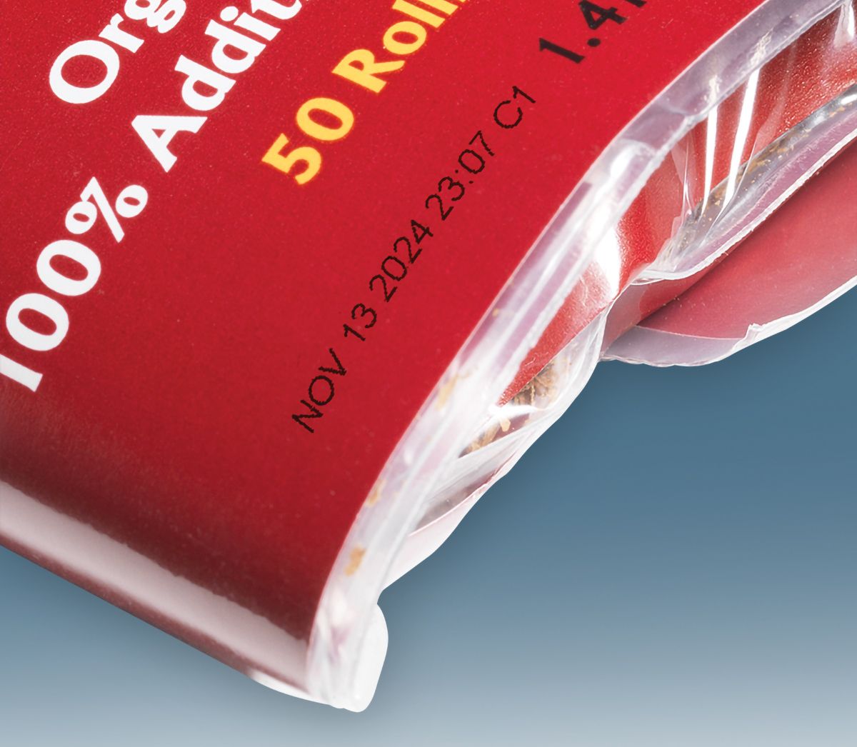tij alpha numeric plastic film pouch tobacco